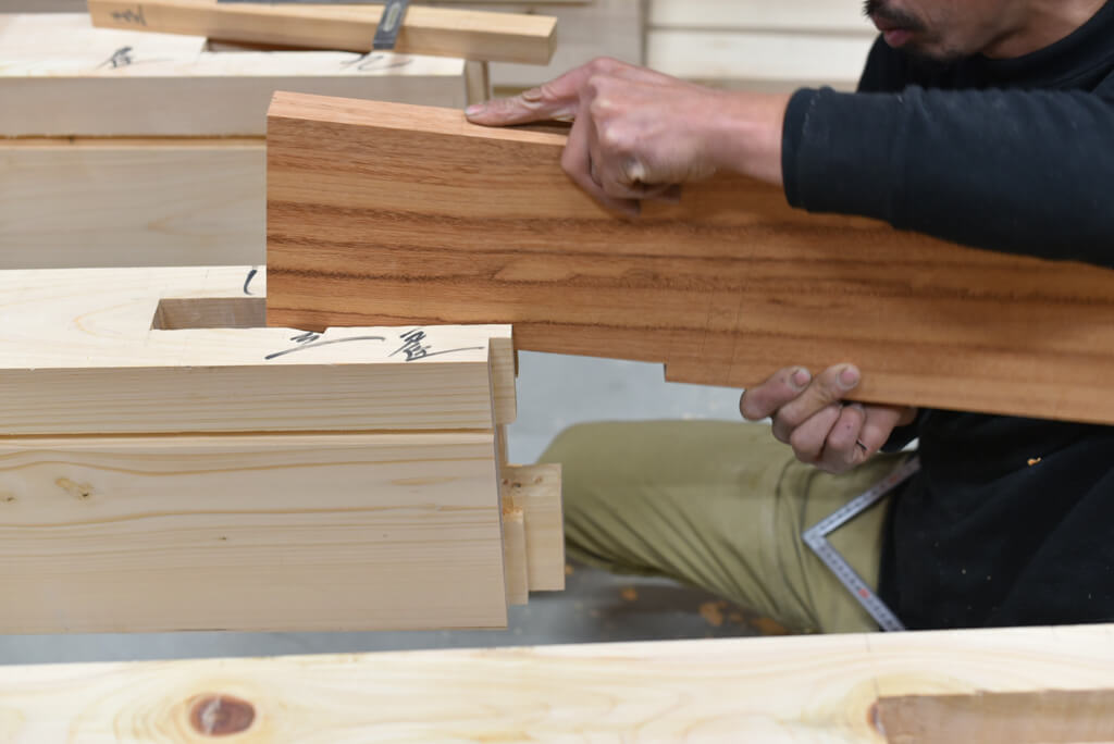 音乐家的家7 木配り 墨付け 刻み丨水野设计室-89