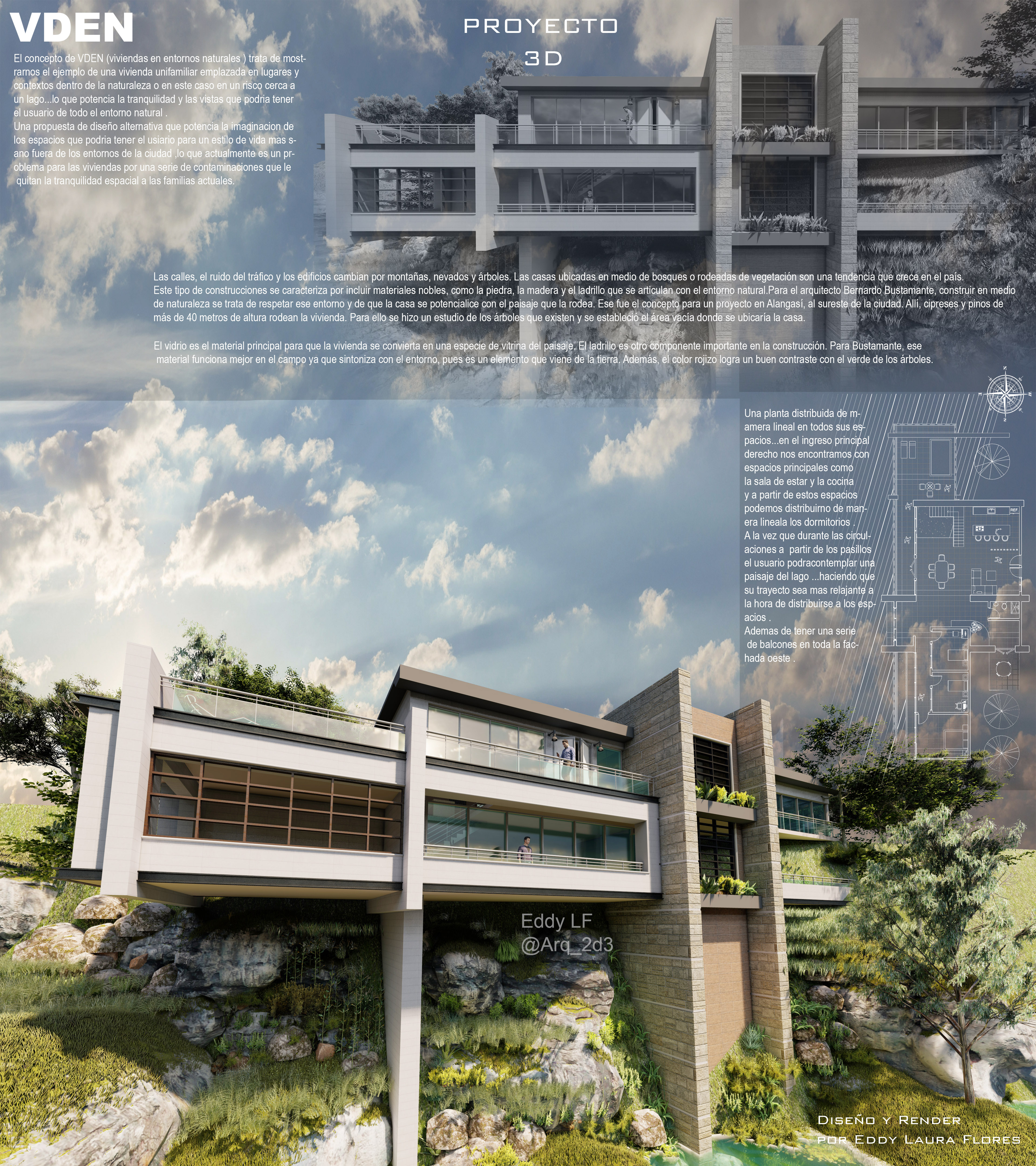 “LA CASA DEL RISCO”住宅设计丨Eddy Laura Flores-4