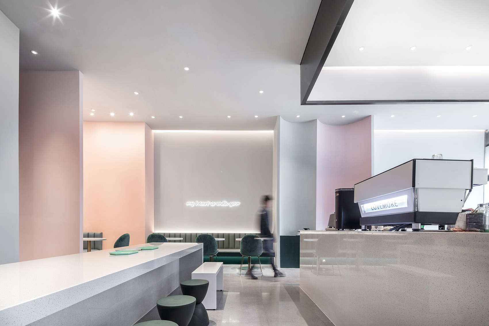 LOVEMORE咖啡花艺集合店，江苏 / 南筑空间设计-12