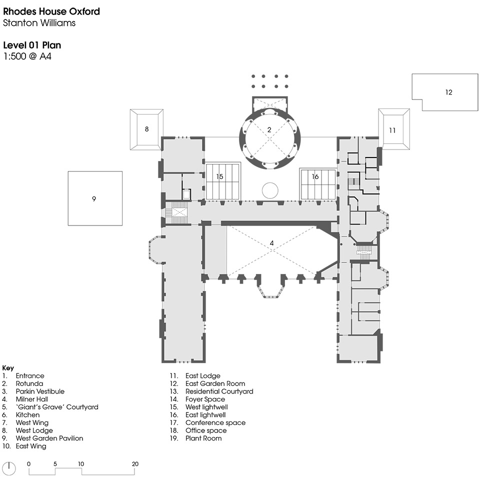 Rhodes基金会总部改造丨英国牛津丨Stanton Williams-80