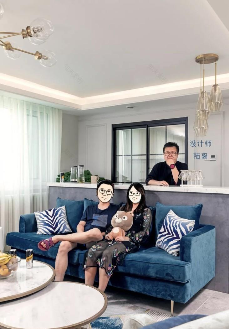 陆离设计师打造开放式平层空间,卧室变吧台书房-82