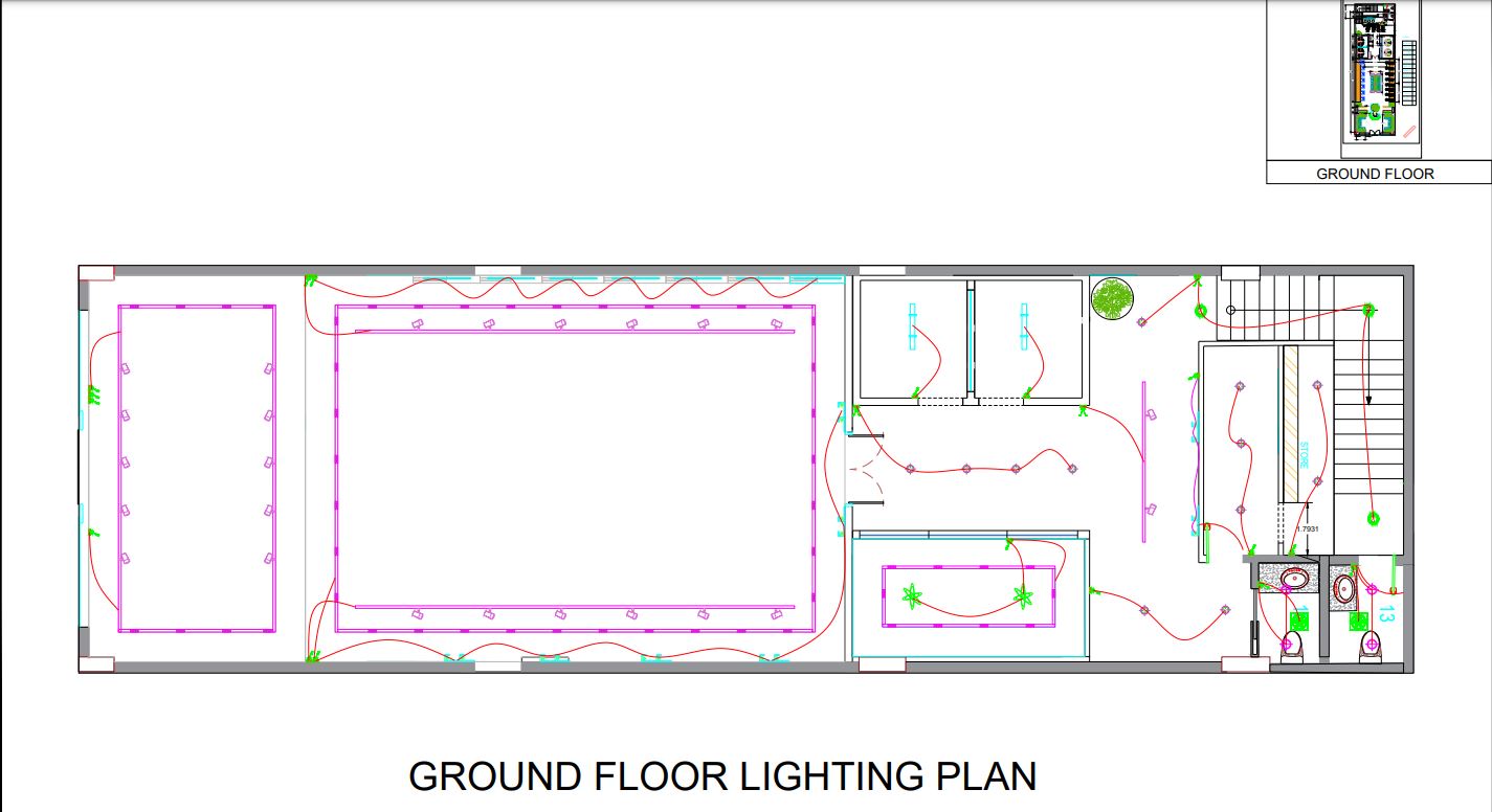 shop drawing for BEAUTY SALON-17