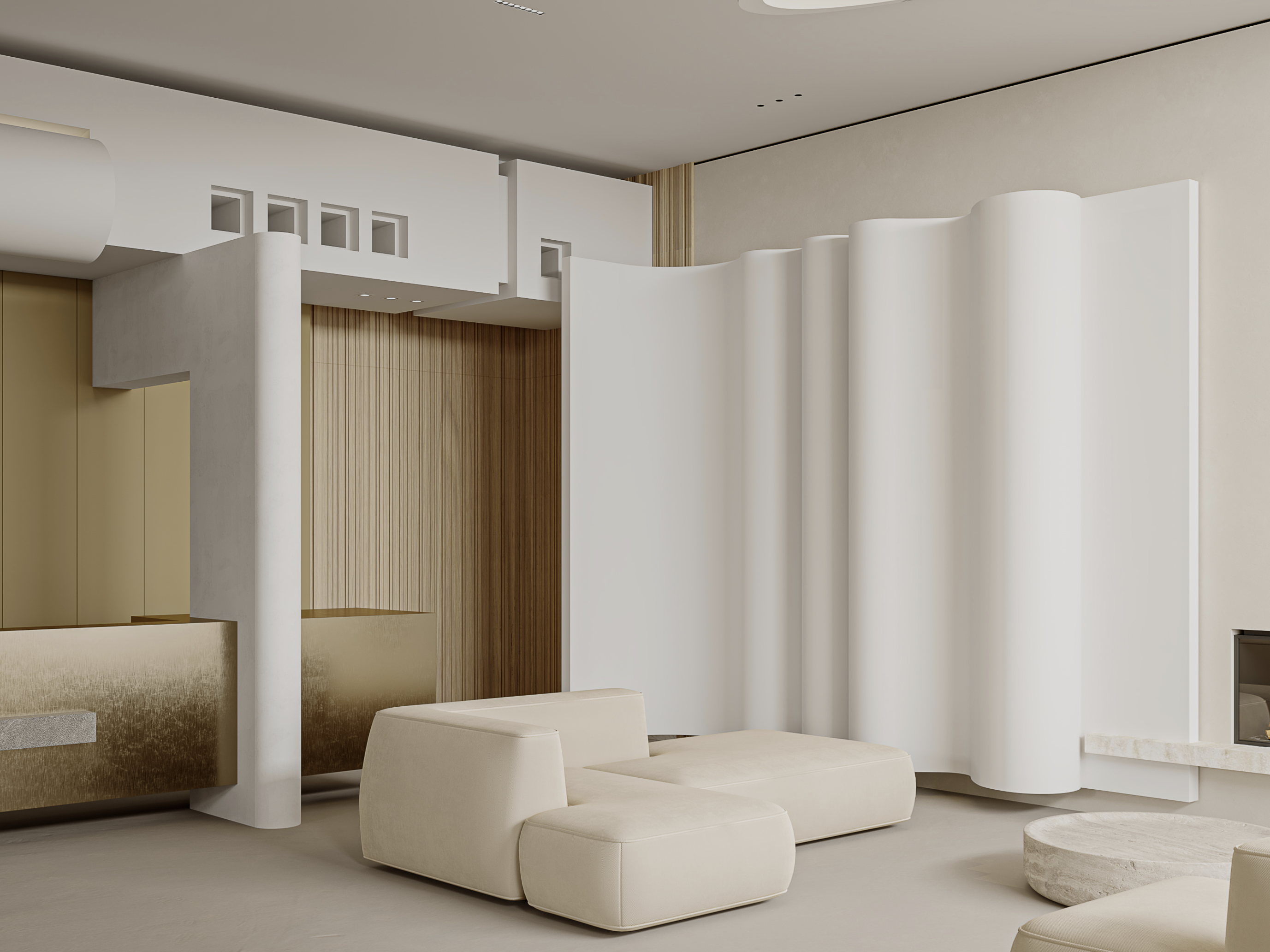 500㎡温柔干净的氛围感别墅-14