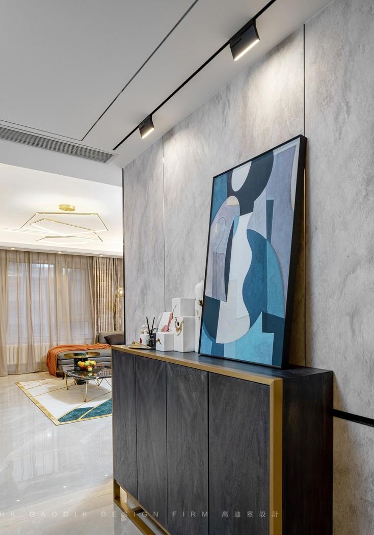 美伦堡现代轻奢风,高级灰调展现空间魅力-9