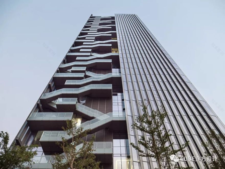 南开大厦 | 城市垂直森林,现代简约生态办公空间-36