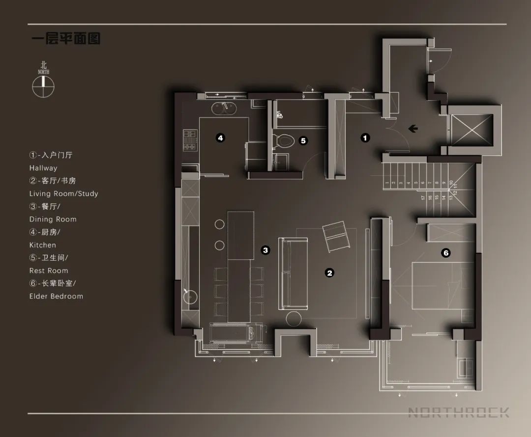 法式优雅叠墅设计丨中国南京丨北岩设计-10