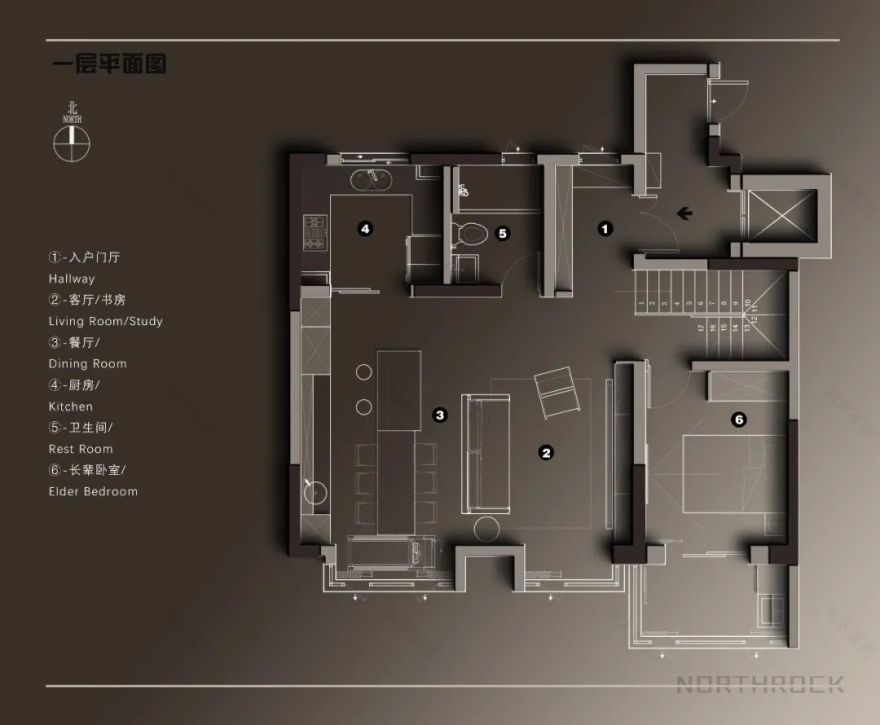 法式优雅叠墅设计丨中国南京丨北岩设计-10