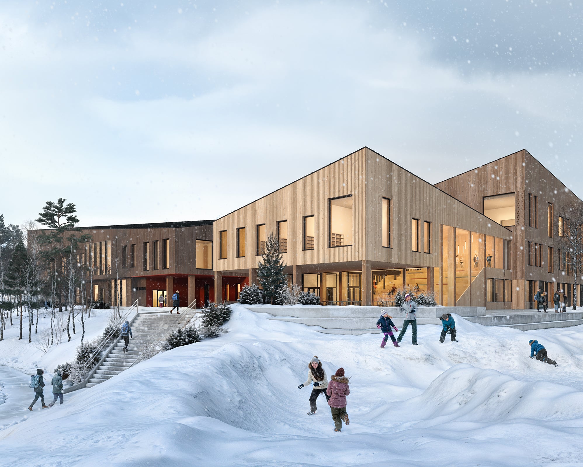 Geilo barne- og ungdomsskole - Arkitektgruppen Cubus-1