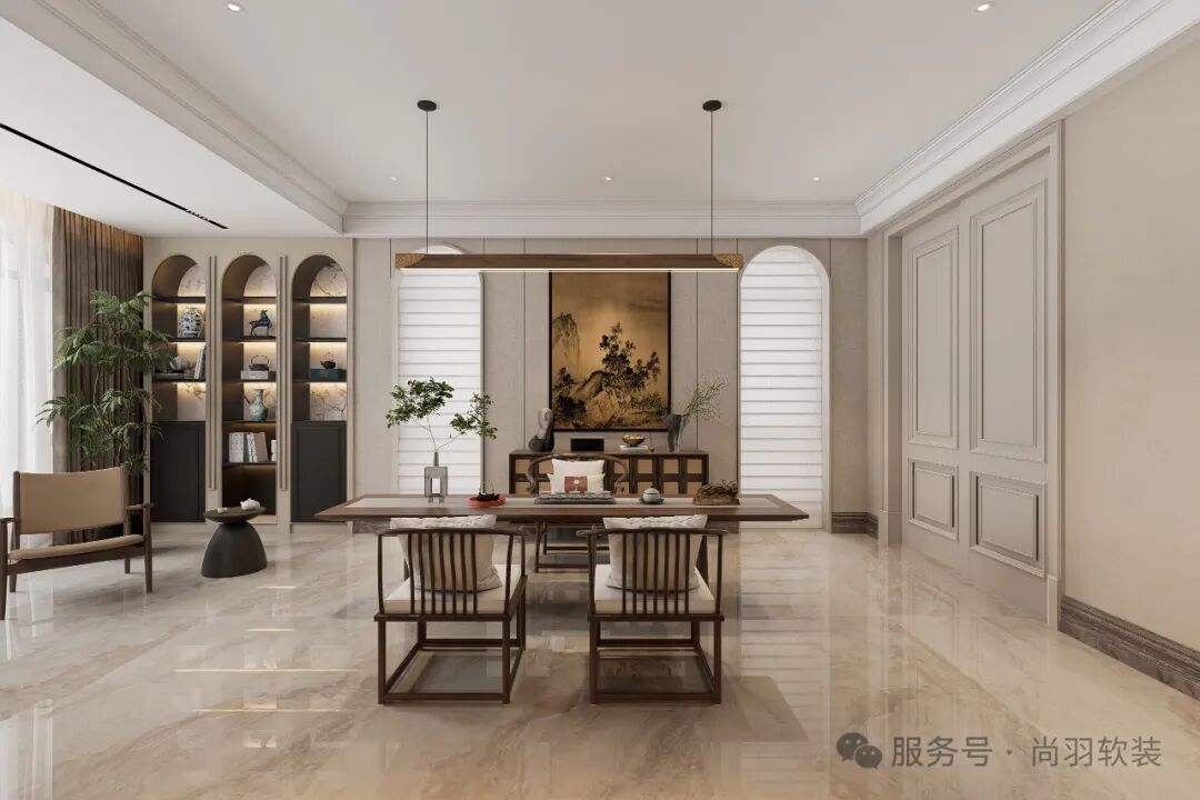 【尚羽软装】雅叙奢境静绽优雅-27