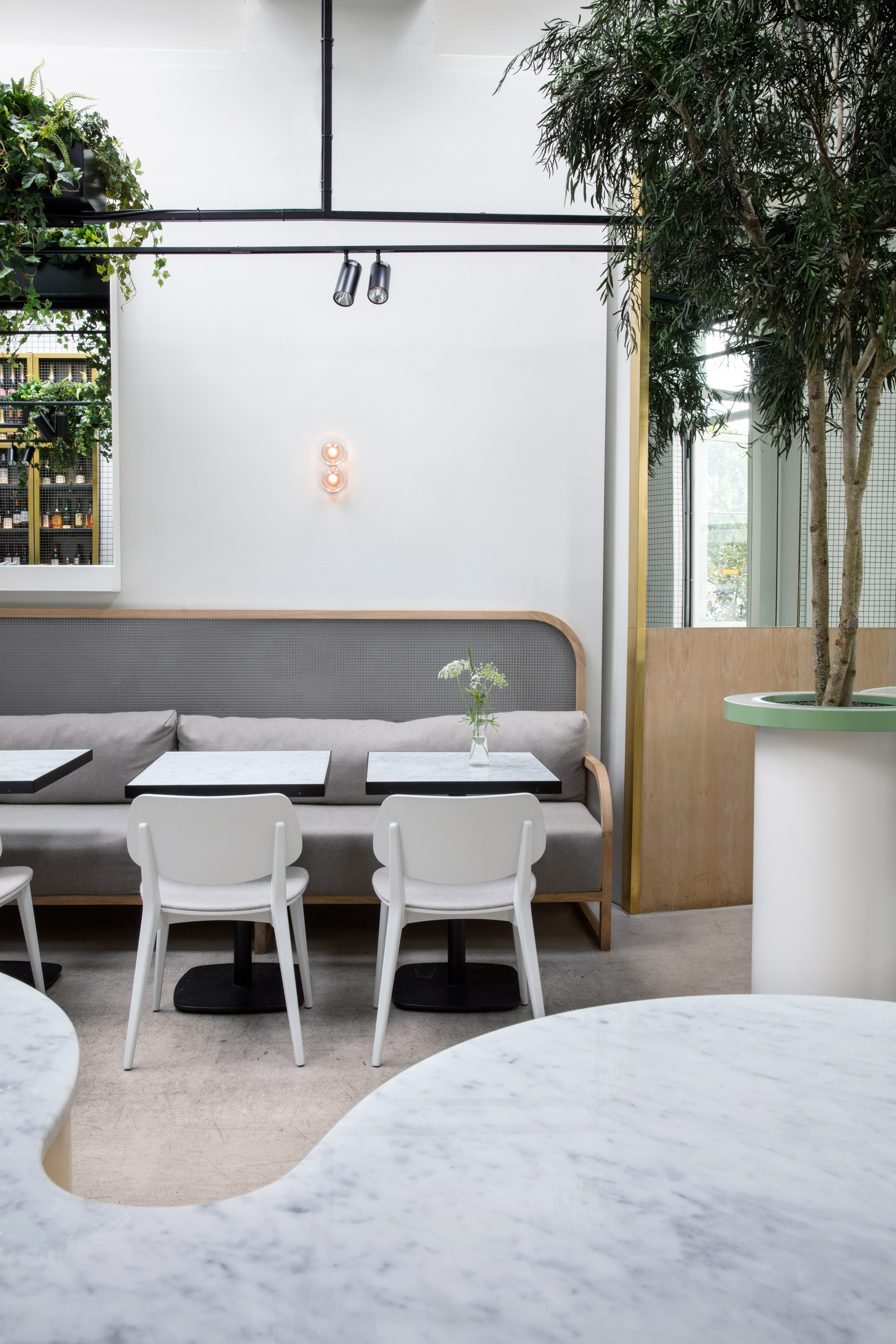 Stella Collective "brings the outside in" for seaside cafe interior-5