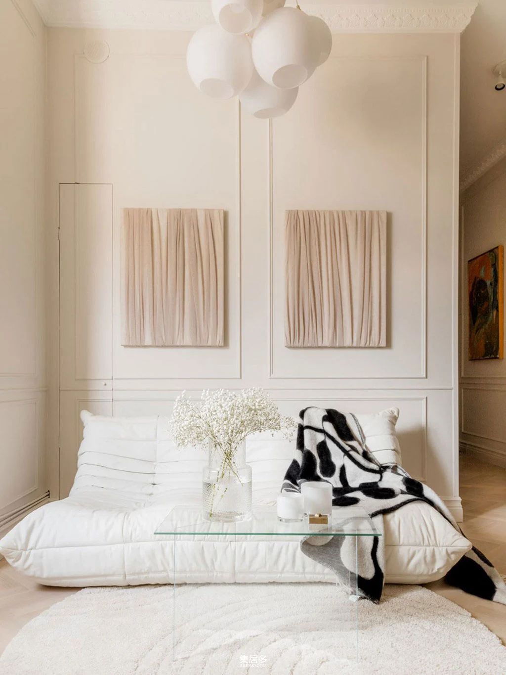 小型斯德哥尔摩公寓精致单色内饰设计丨瑞典斯德哥尔摩-13