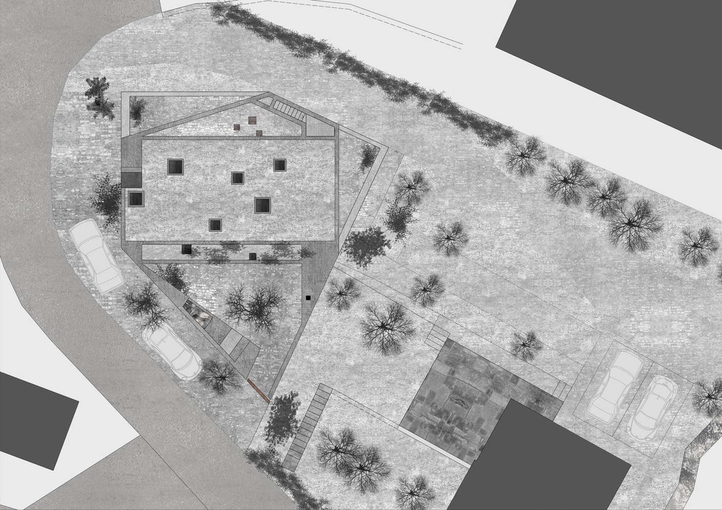 瑞士 Gambarogno 家庭住宅丨Wespi de Meuron Romeo architects-13