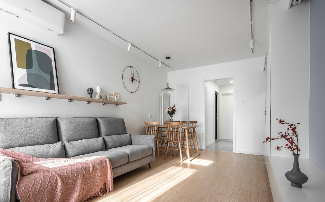 青橙设计 · 温暖简约的平层之家-10