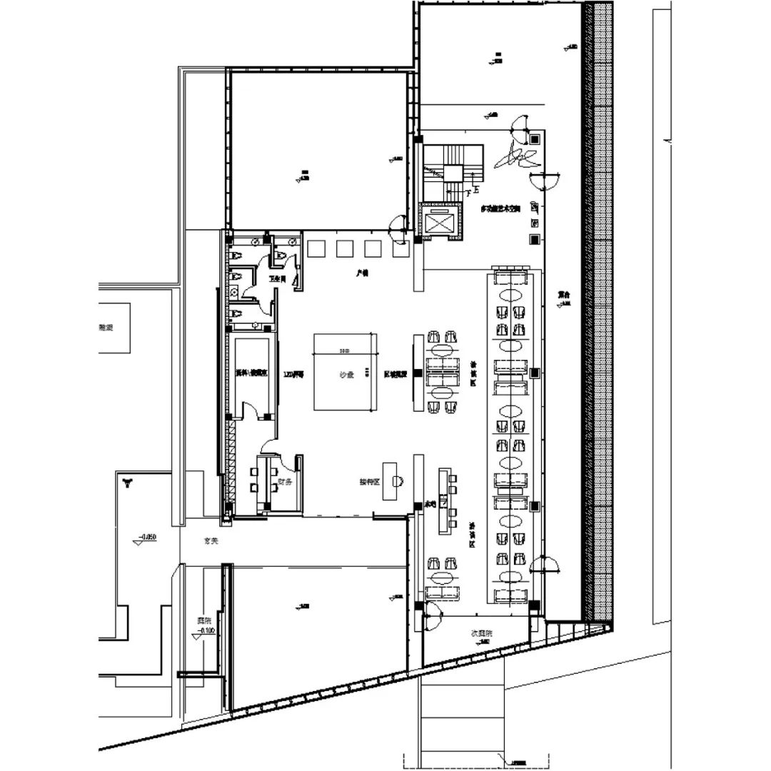 重庆融创文旅城曲水风和销售中心——山城江城，看山听雨-58