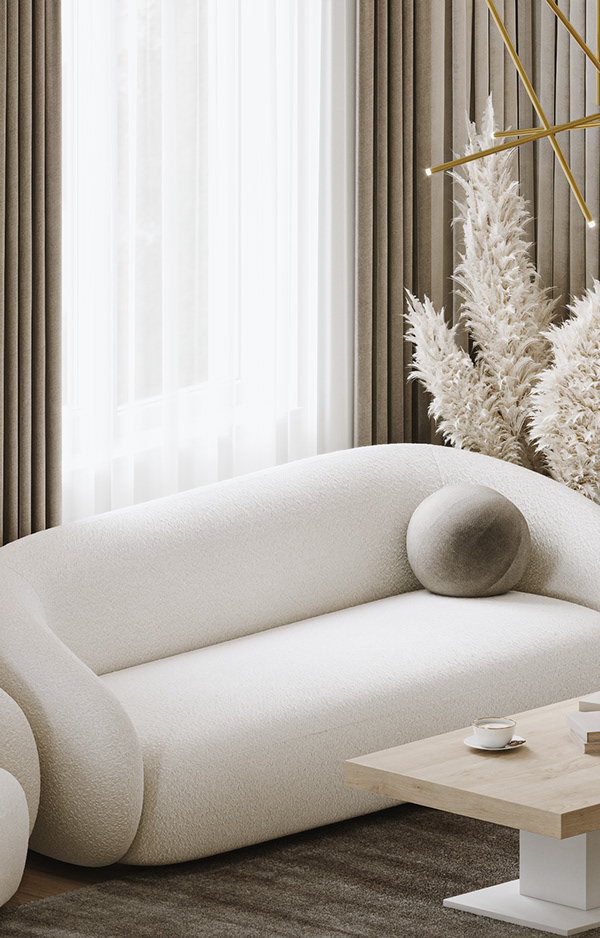 乌克兰 110㎡浅色系公寓设计-5