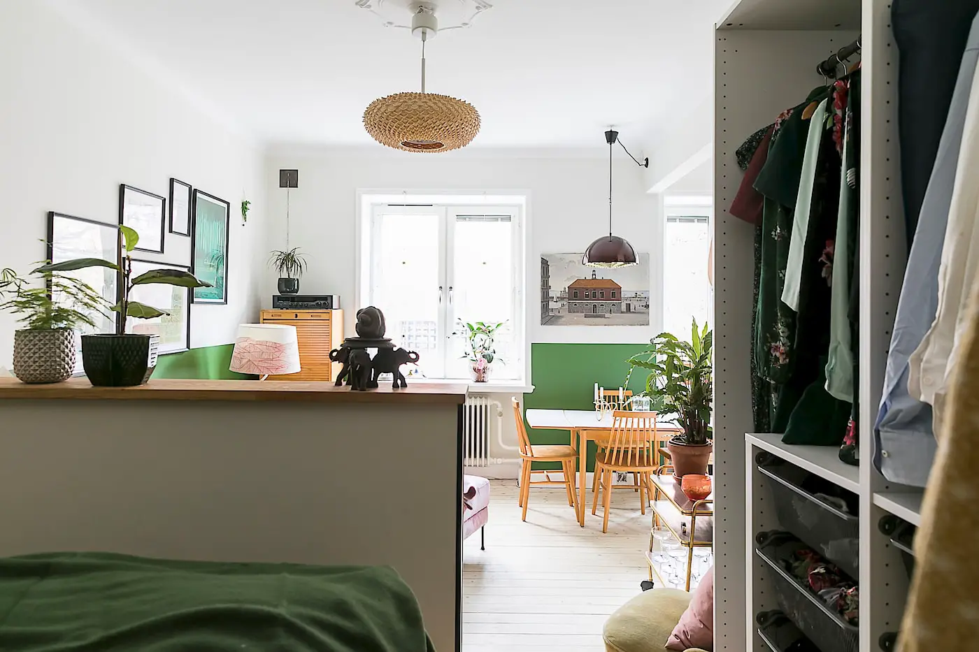 34 平米瑞典灵感小屋 | 色彩布局巧分区-9