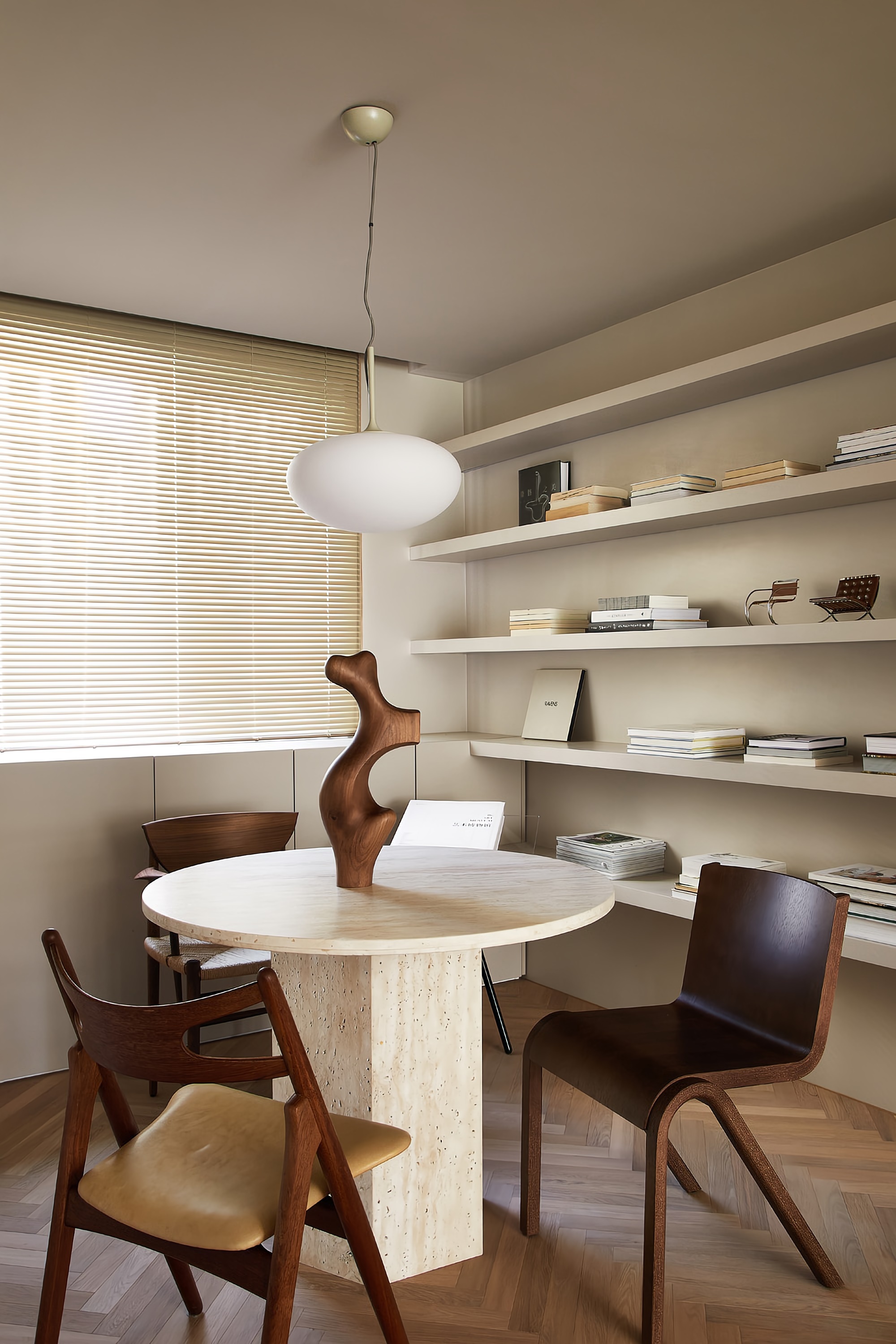 NOTHING DESIGN 奶油复古感公寓-14