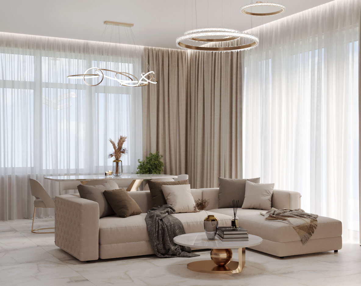 Дизайн приватного будинку Київська область-13