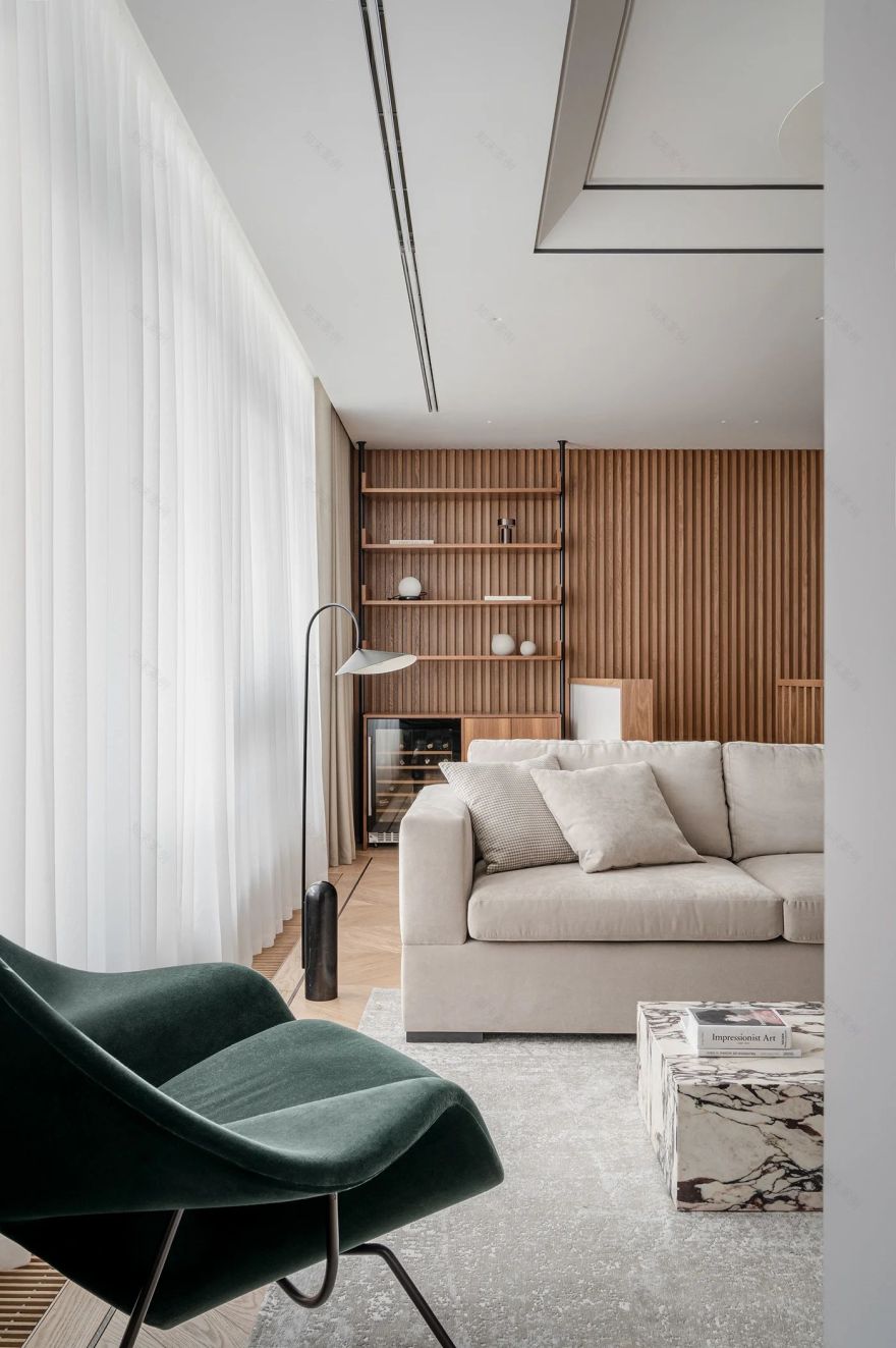 乌克兰基辅 200㎡复式住宅设计-21