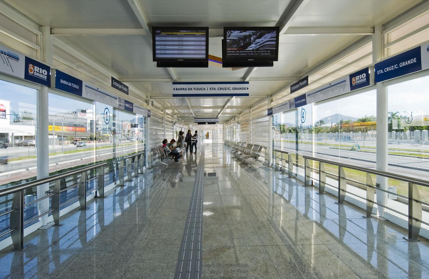 巴西里约热内卢 BRT Transoeste 公交车站-7