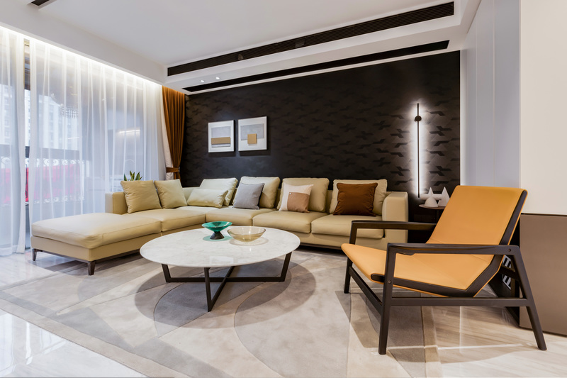 温馨高雅现代简约空间 | 岁晏的视觉均衡之美-6