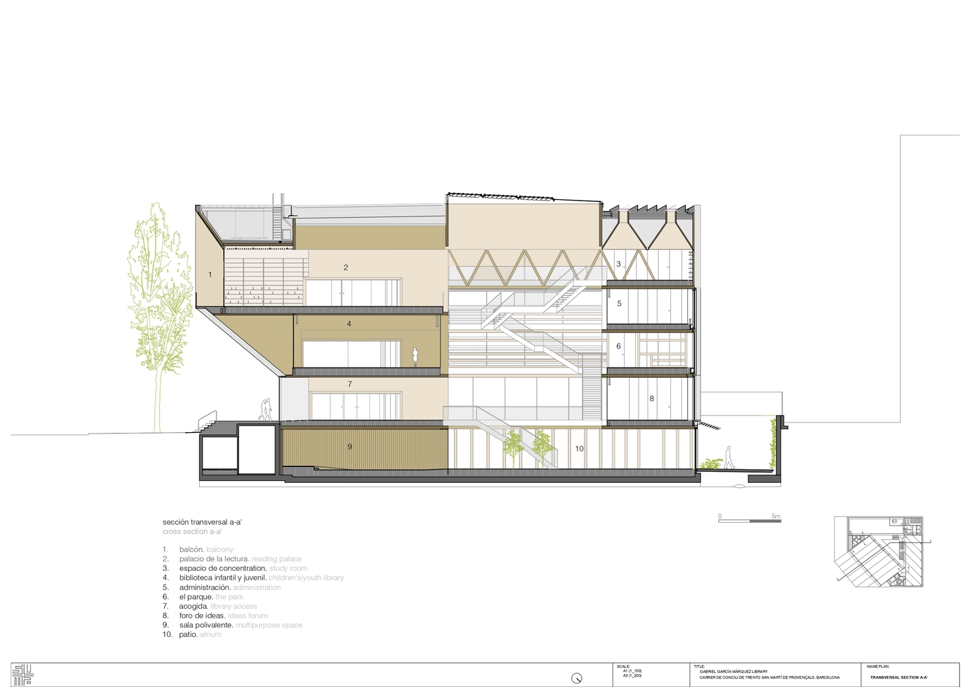 西班牙加布里埃尔·加西亚·马尔克斯图书馆丨西班牙巴塞罗那丨SUMA·阿奎特图拉-27