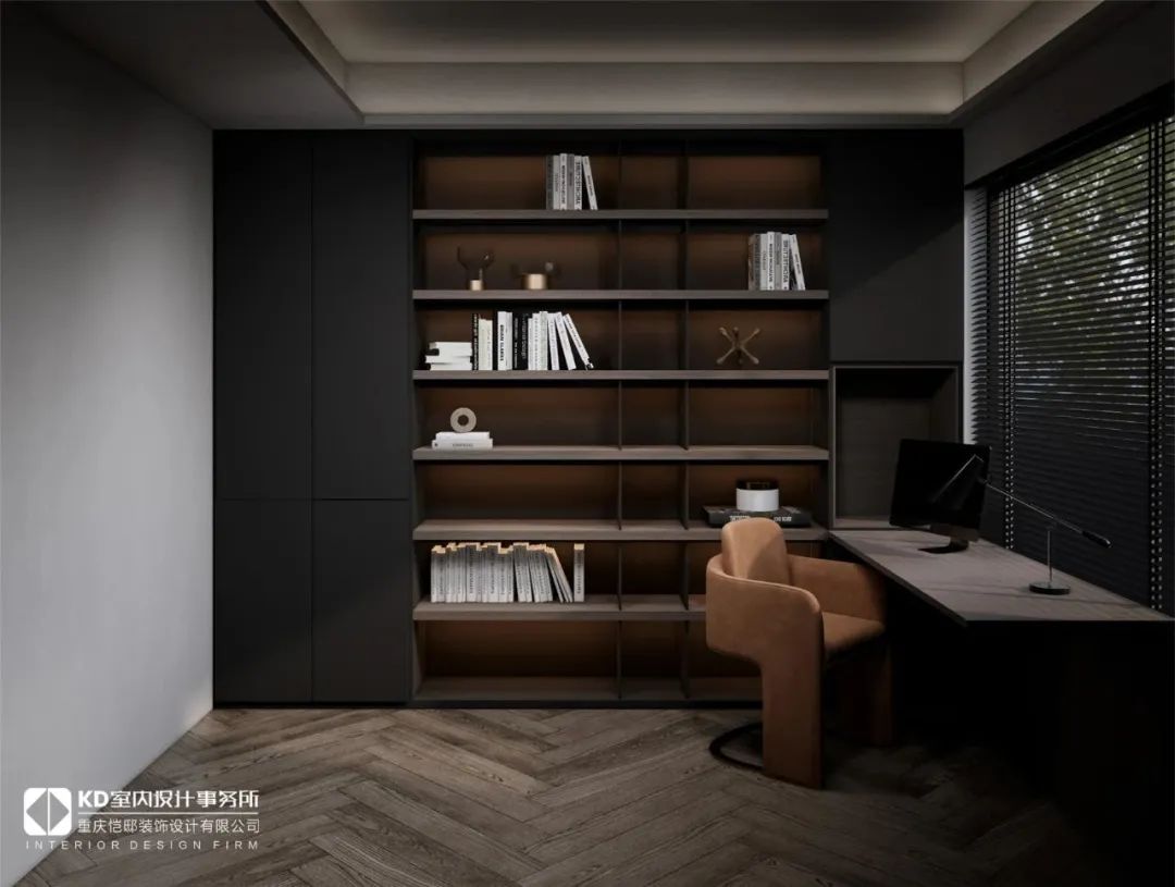 高级灰的温柔魅力|壹号半岛165㎡现代简约之家丨中国重庆丨KD室内设计事务所-54
