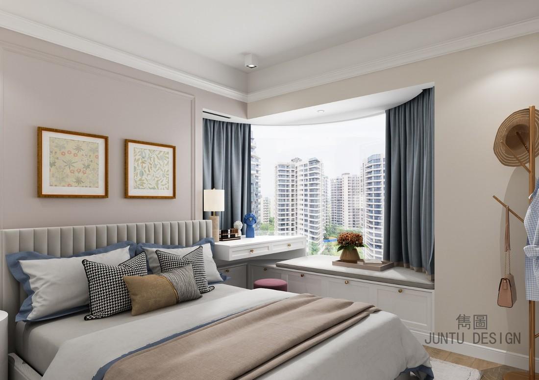 广州盈翠华庭唐宅美式家居改造-18