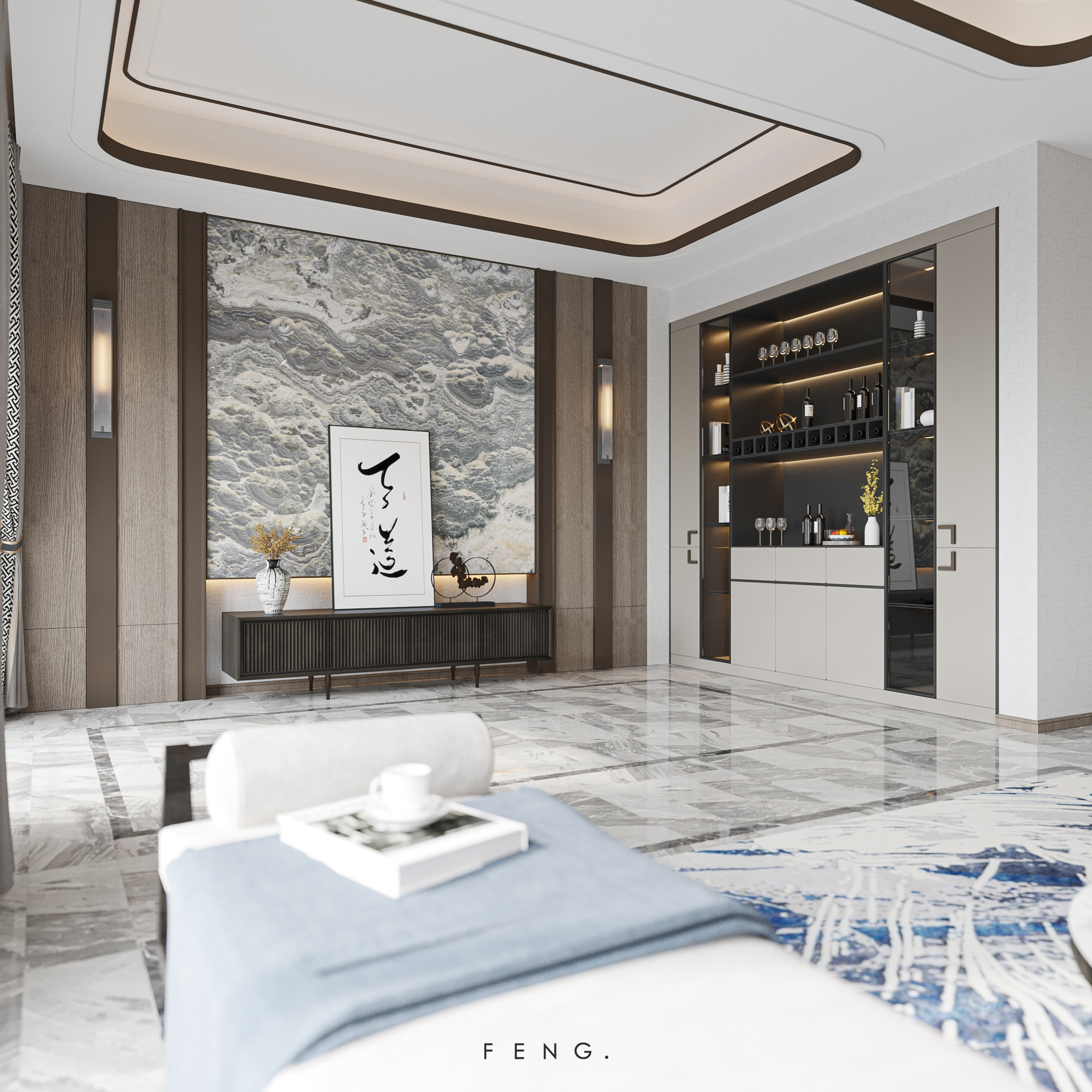 锋·236㎡海畔山上叠样板房丨中国珠海-19