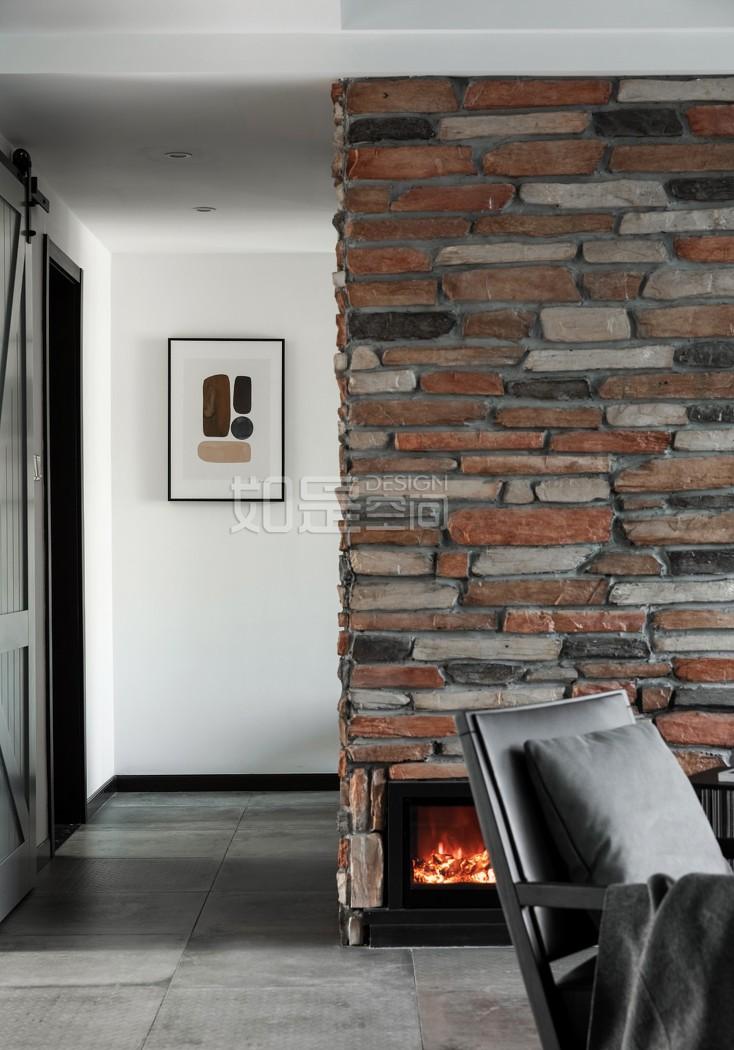 成都如是空间设计田青 | 水泥工业风平层住宅,回归本真美-21