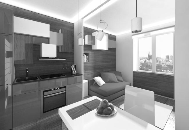 小面积公寓设计概念项目丨俄罗斯莫斯科丨Arch group-55