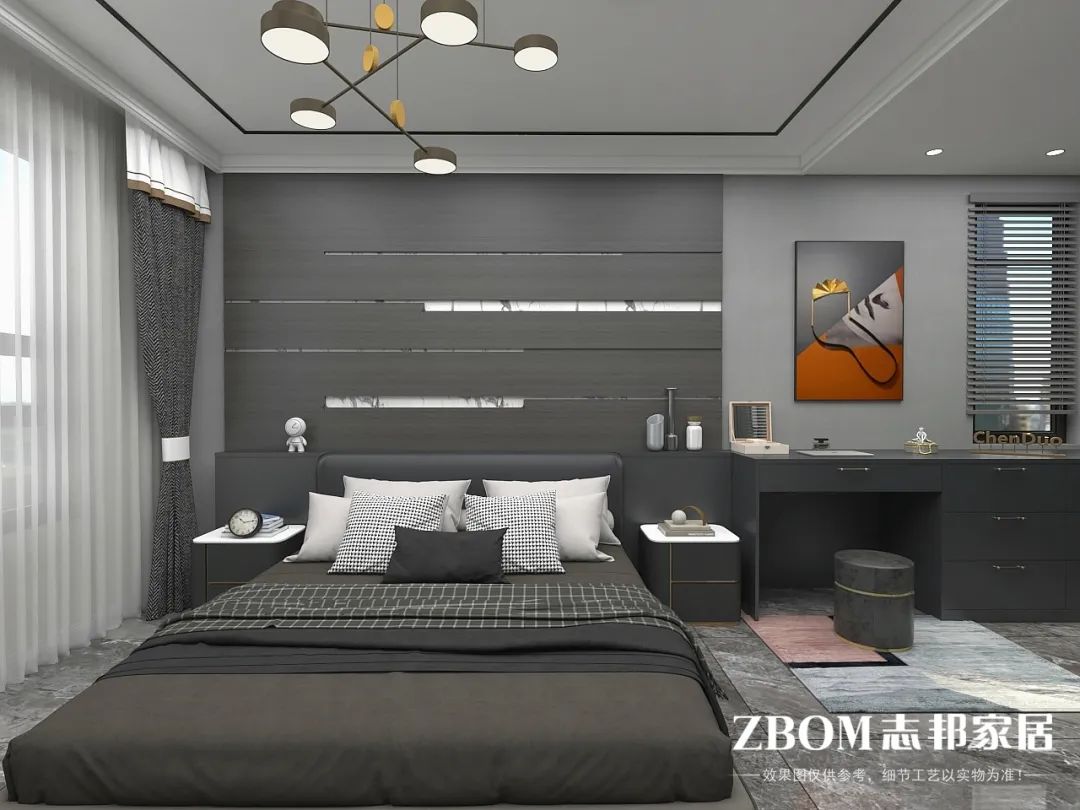 现代轻奢风三口之家室内设计丨中国赤峰丨刘国琦-53