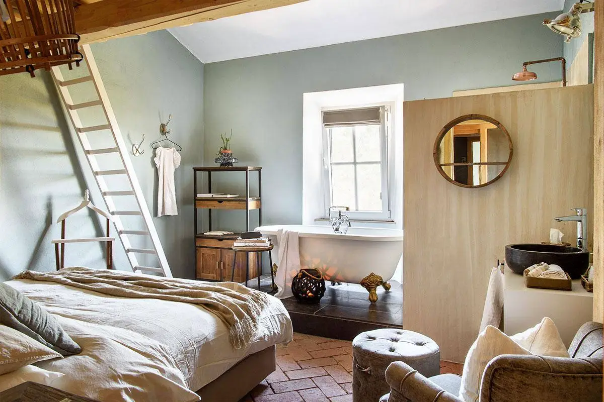 托斯卡纳乡村现代风格老农舍改造-11