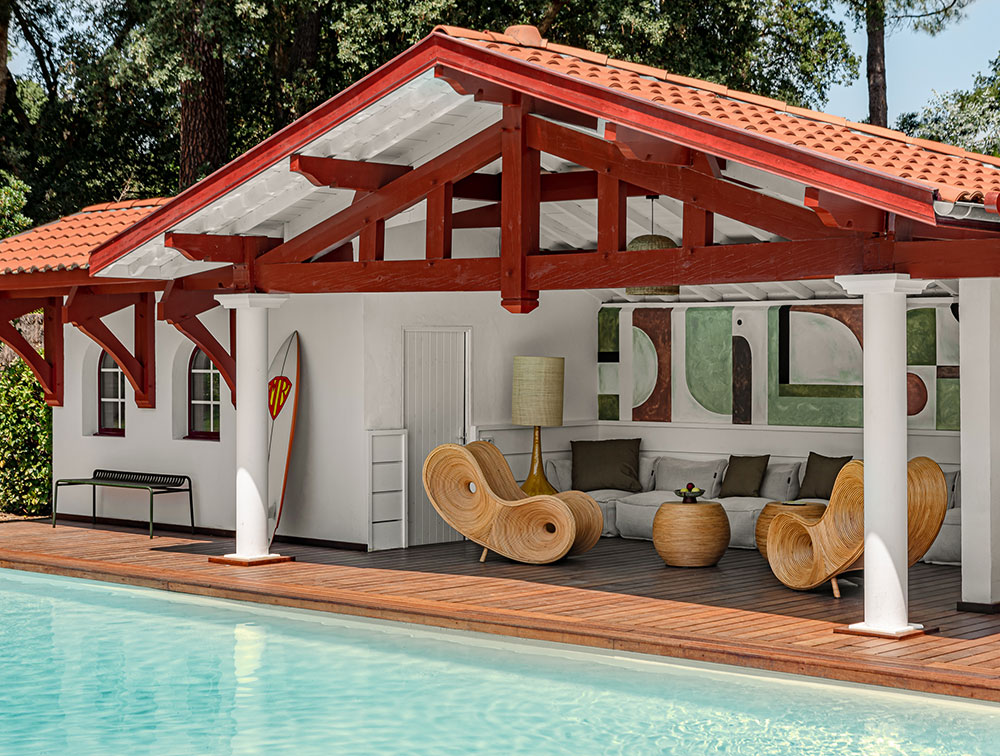 在法国美丽的宾馆设计中运用色彩和装饰进行创作-3