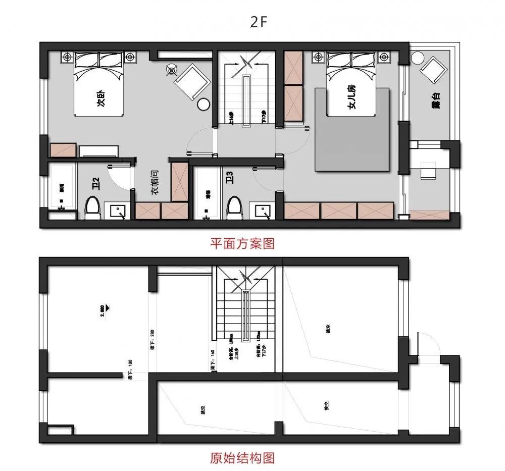 300m²现代轻奢别墅，全套房设计++ 地下挑空++ 尖顶阁楼！-60