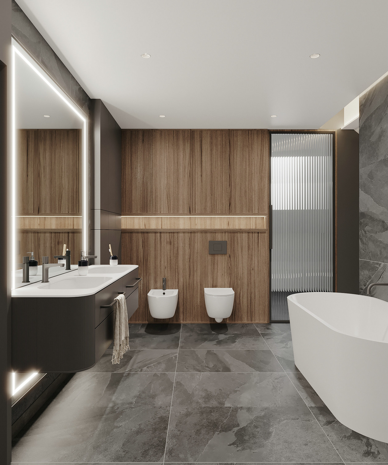 250㎡住宅设计 素色优雅，简净其华！-14