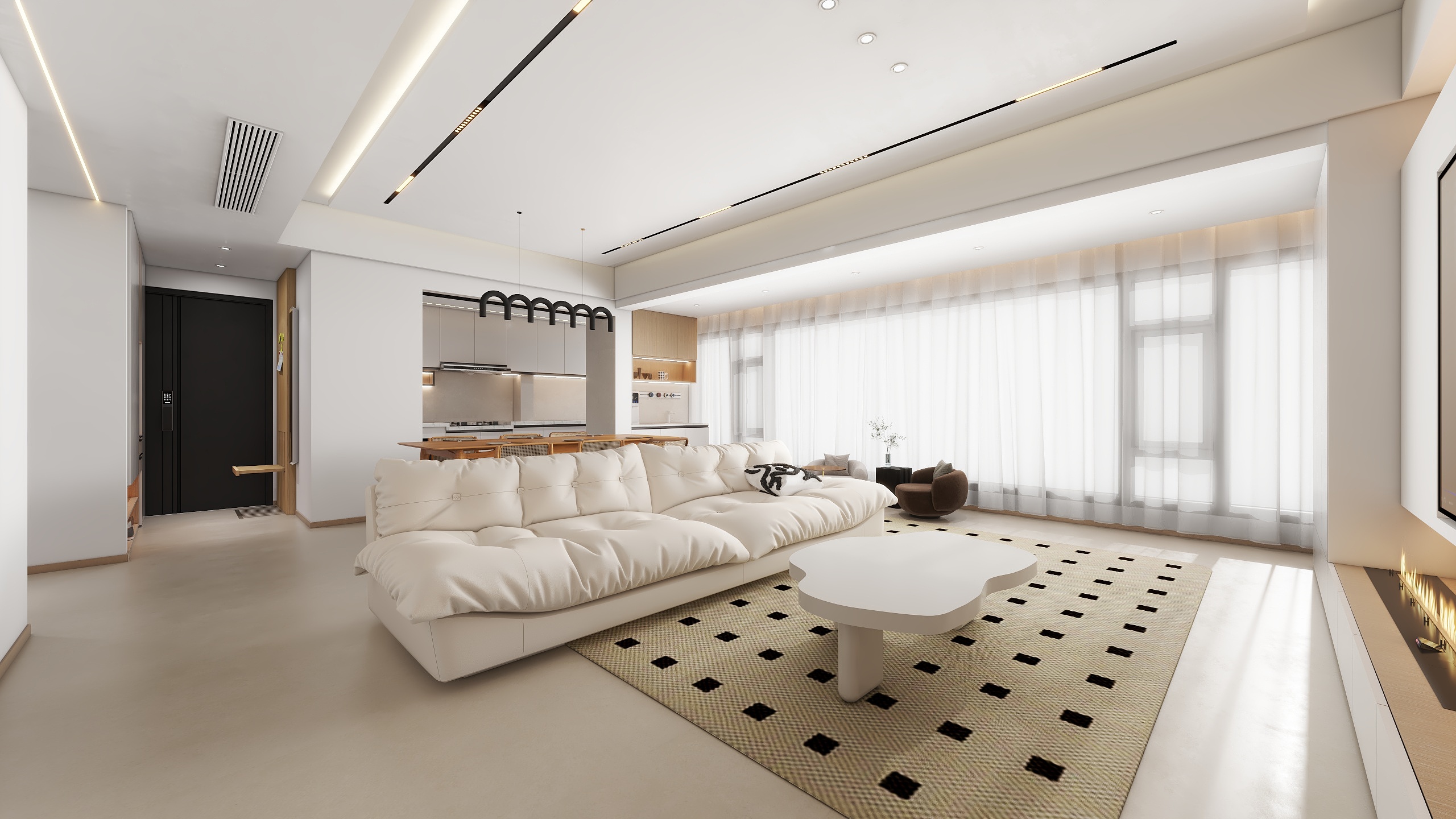 四川岳池雍合湾（123平方现代原木两居室）-11