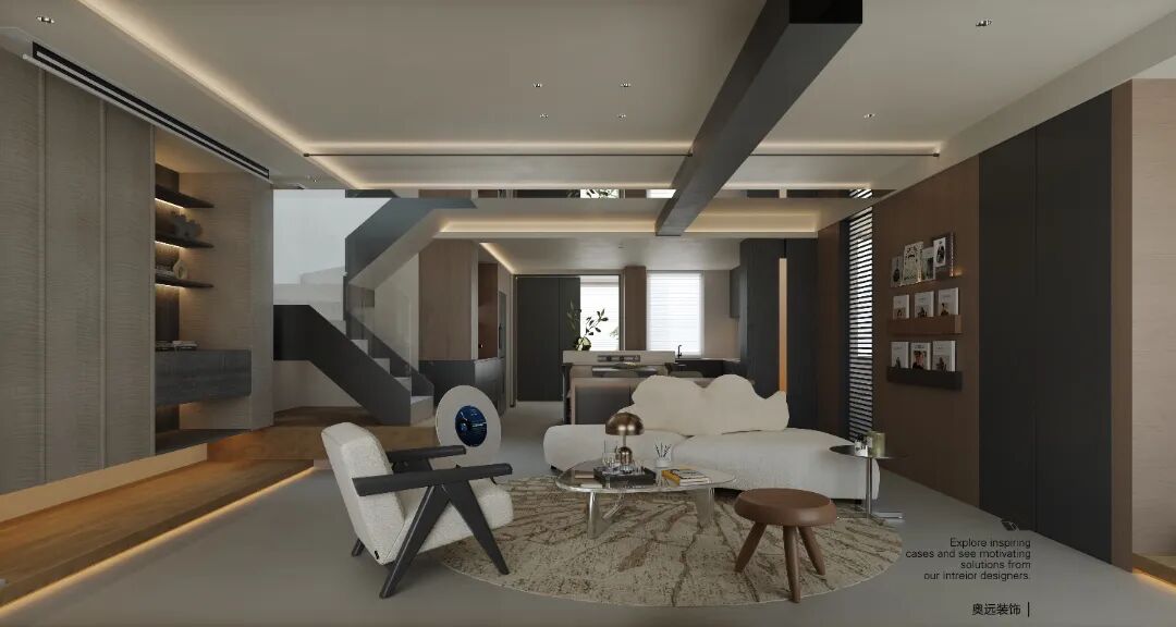 四季美庐复式住宅设计丨中国嘉兴丨奥远空间设计-23