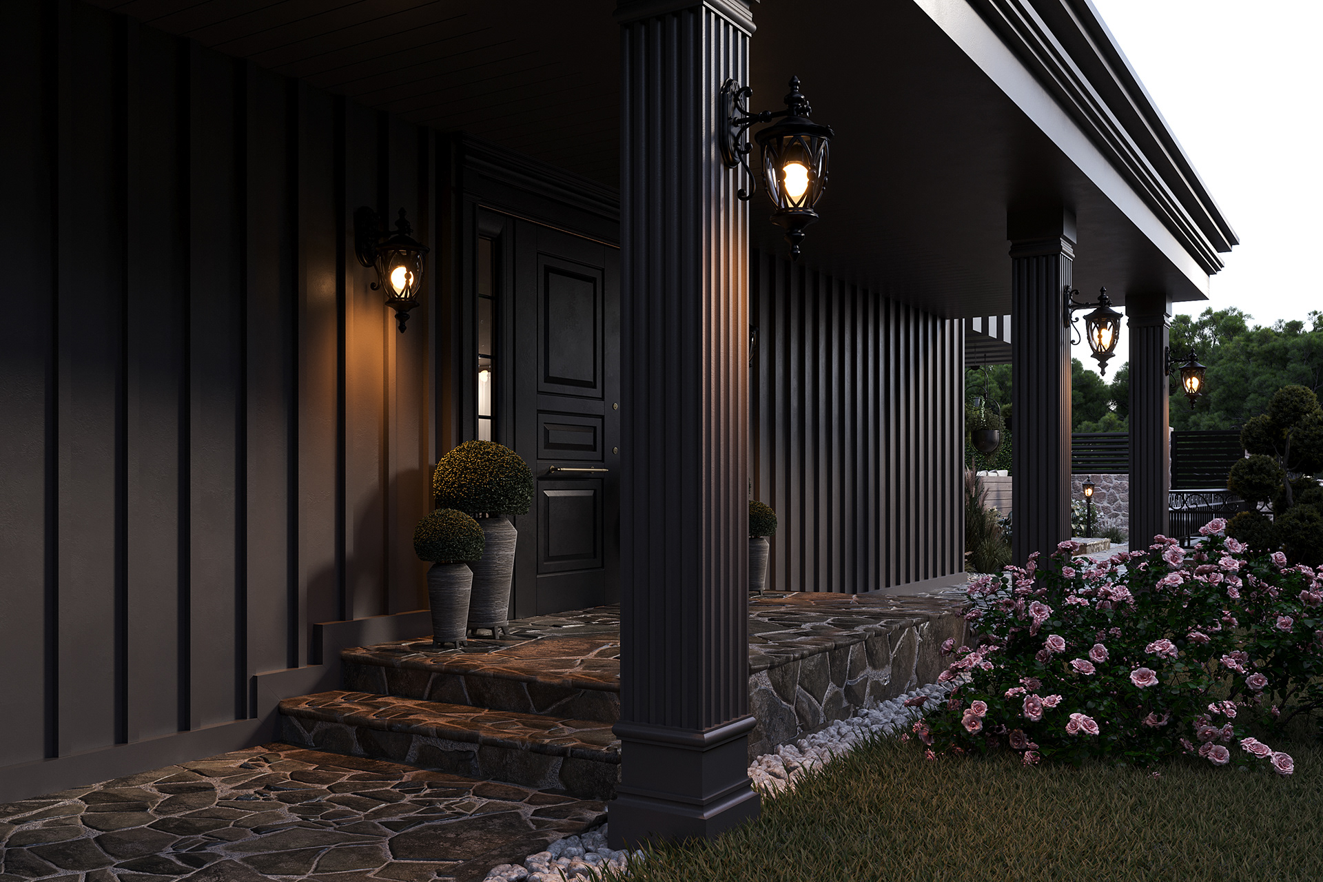 乡村住宅外立面设计丨土耳其伊斯坦布尔丨Oğuz Bedirhan ÇALDIR-3