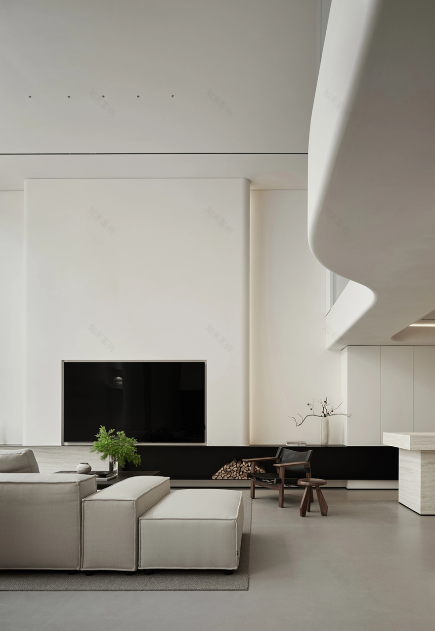 私宅丨400㎡诗意别墅:纯净如简,自然而然_20251021-7