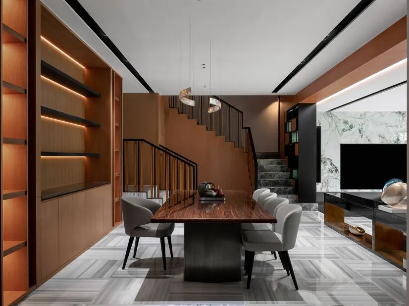 成都牧马山蔚蓝卡地亚别墅丨中国成都丨上海胤尊原创空间设计-10