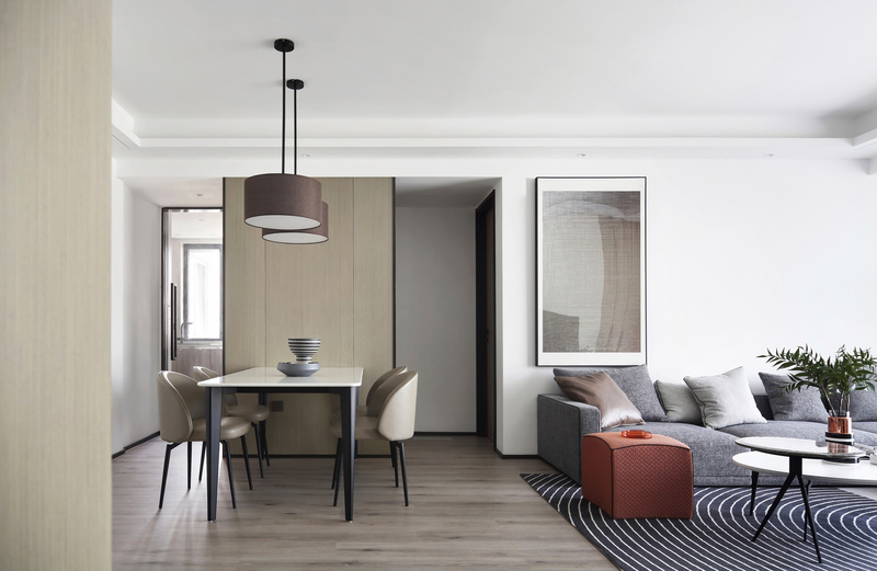 新河湾公寓 | 女性专属的轻工业风家居设计-5