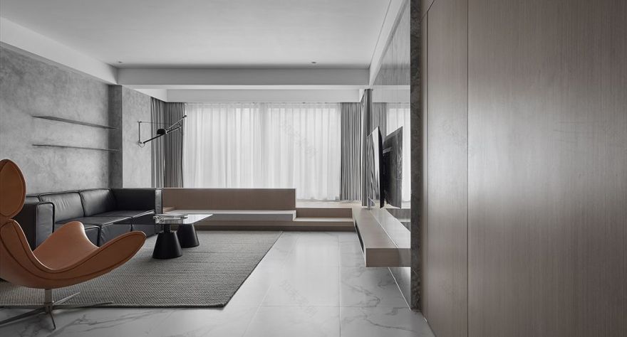 极简黑白灰,构建现代雅奢空间-36