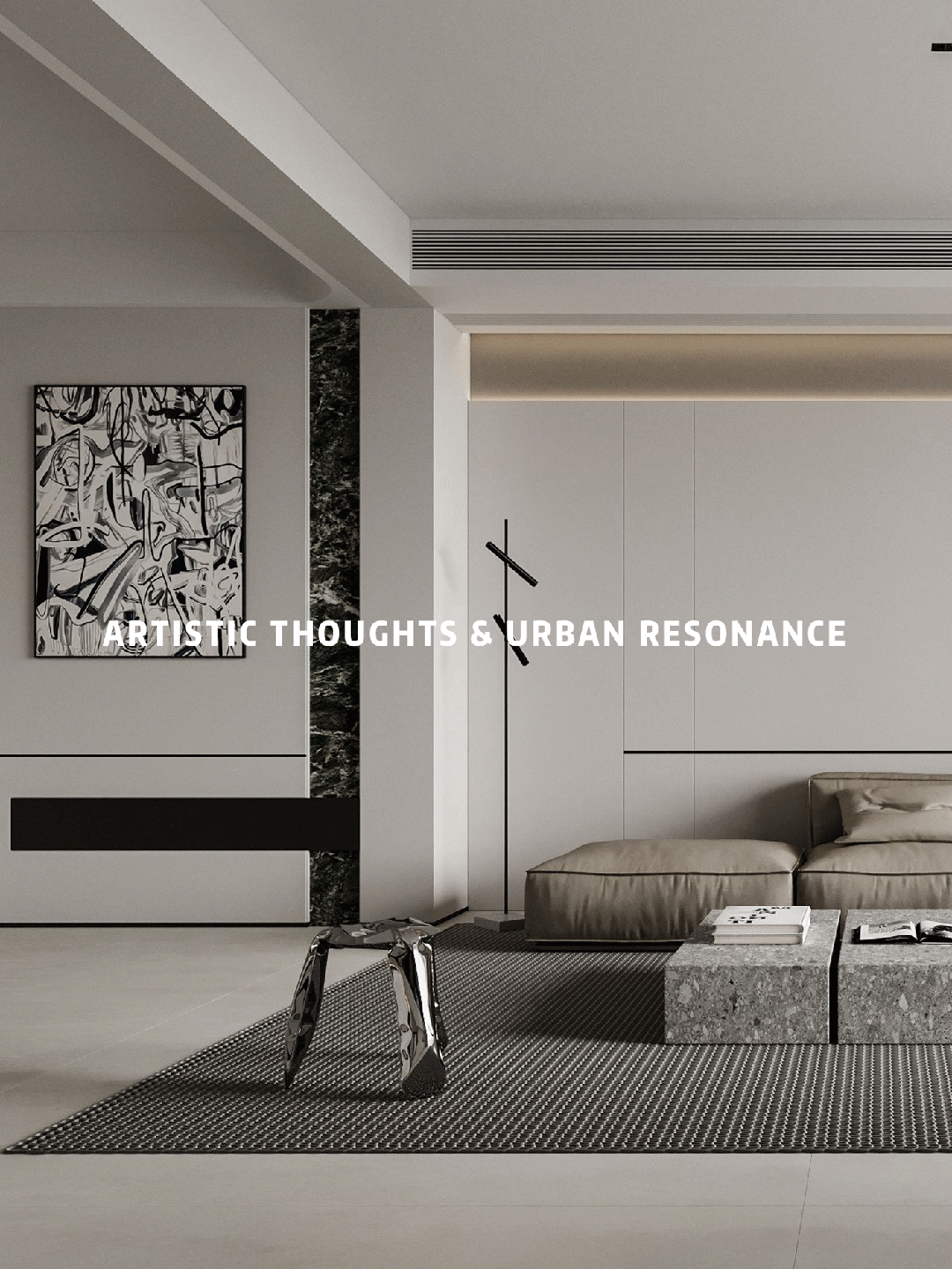 中央原墅·简臻内敛,向心以往丨水木设计-0