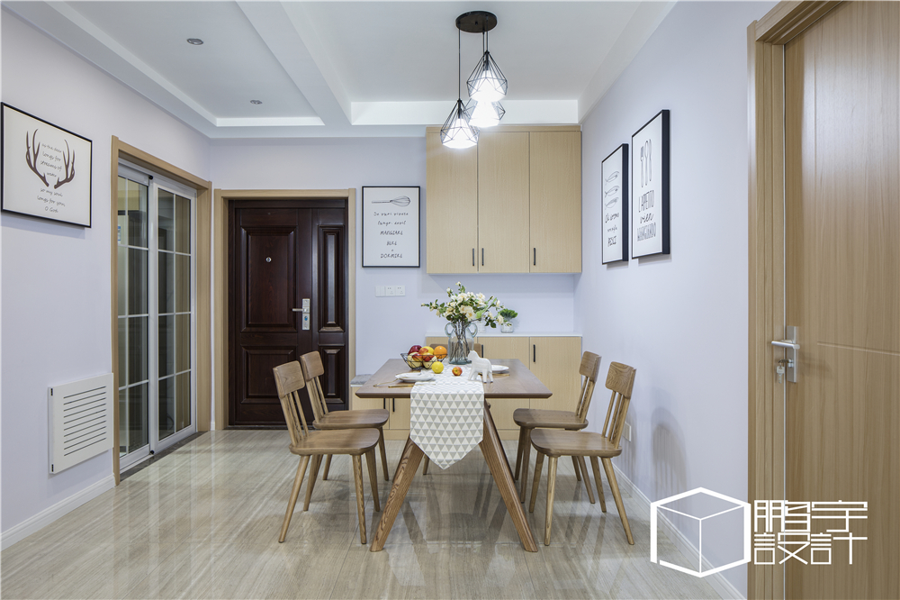 100㎡北欧风居室 | 简约自然，温馨年轻-5