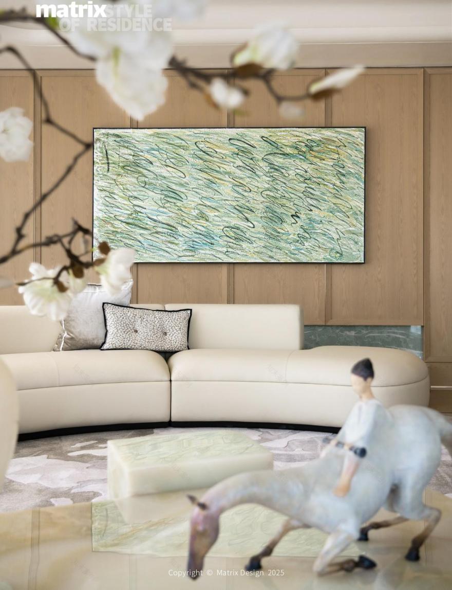 海晟山和云畔 345㎡样板间丨中国南通丨硬装矩阵纵横,软装矩阵鸣翠-5