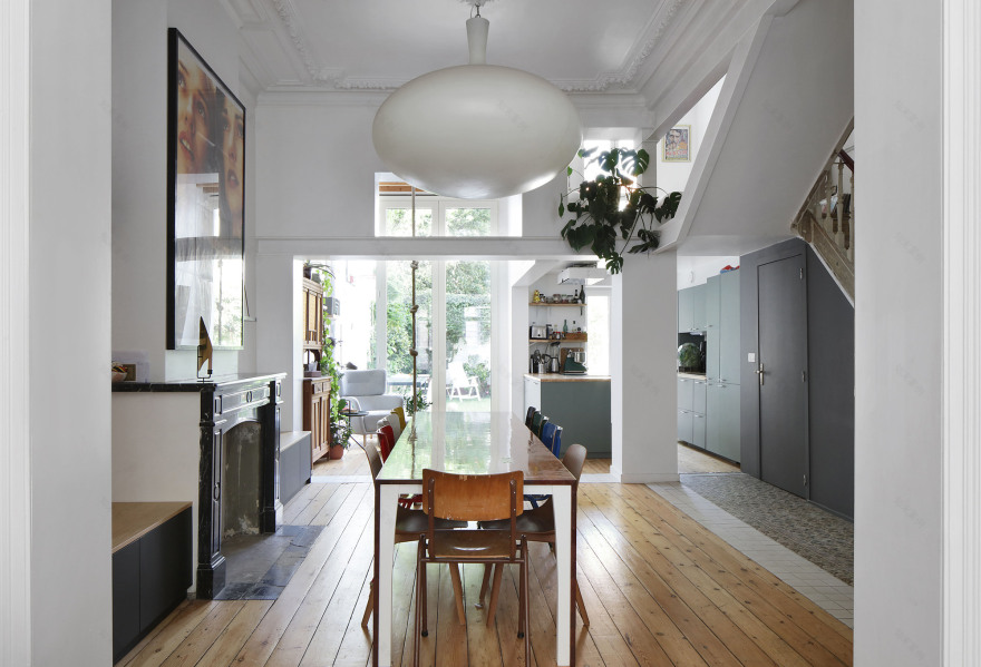 布鲁塞尔双重住所丨比利时丨Atelier Tom Vanhee-25