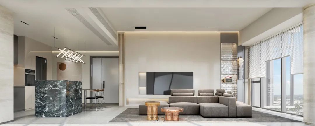 盐田龙湖天琅 · 270 度海景现代简约豪宅设计丨中国深圳丨TRID 添睿设计-1