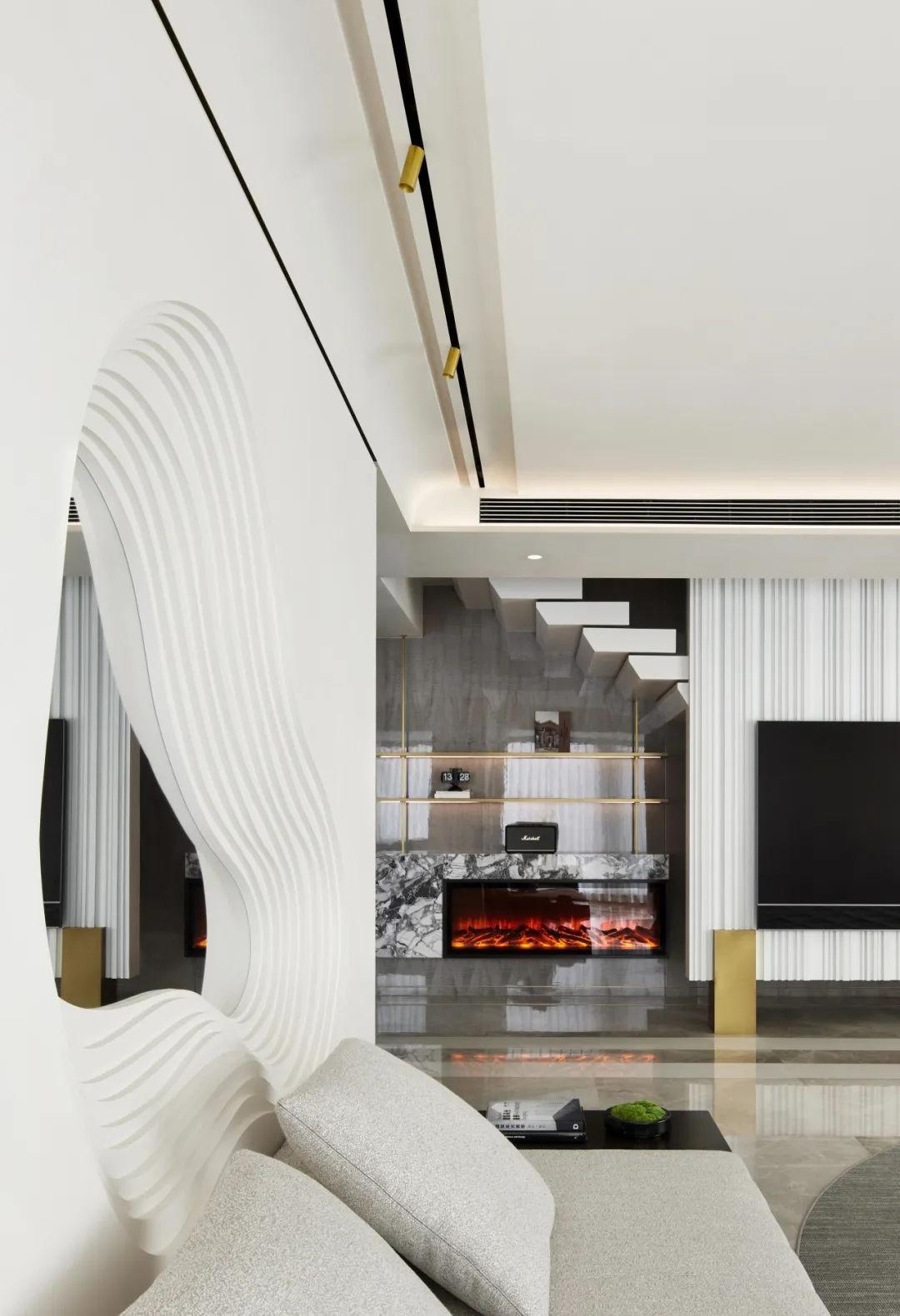 长沙江山壹号 420m² 别墅设计丨中国长沙丨北京山乙建设装饰设计有限公司-11