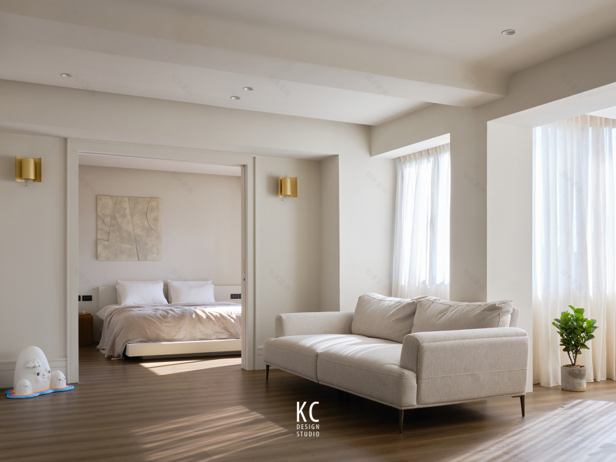 一人二猫的简约舒适生活空间丨KC design studio-12